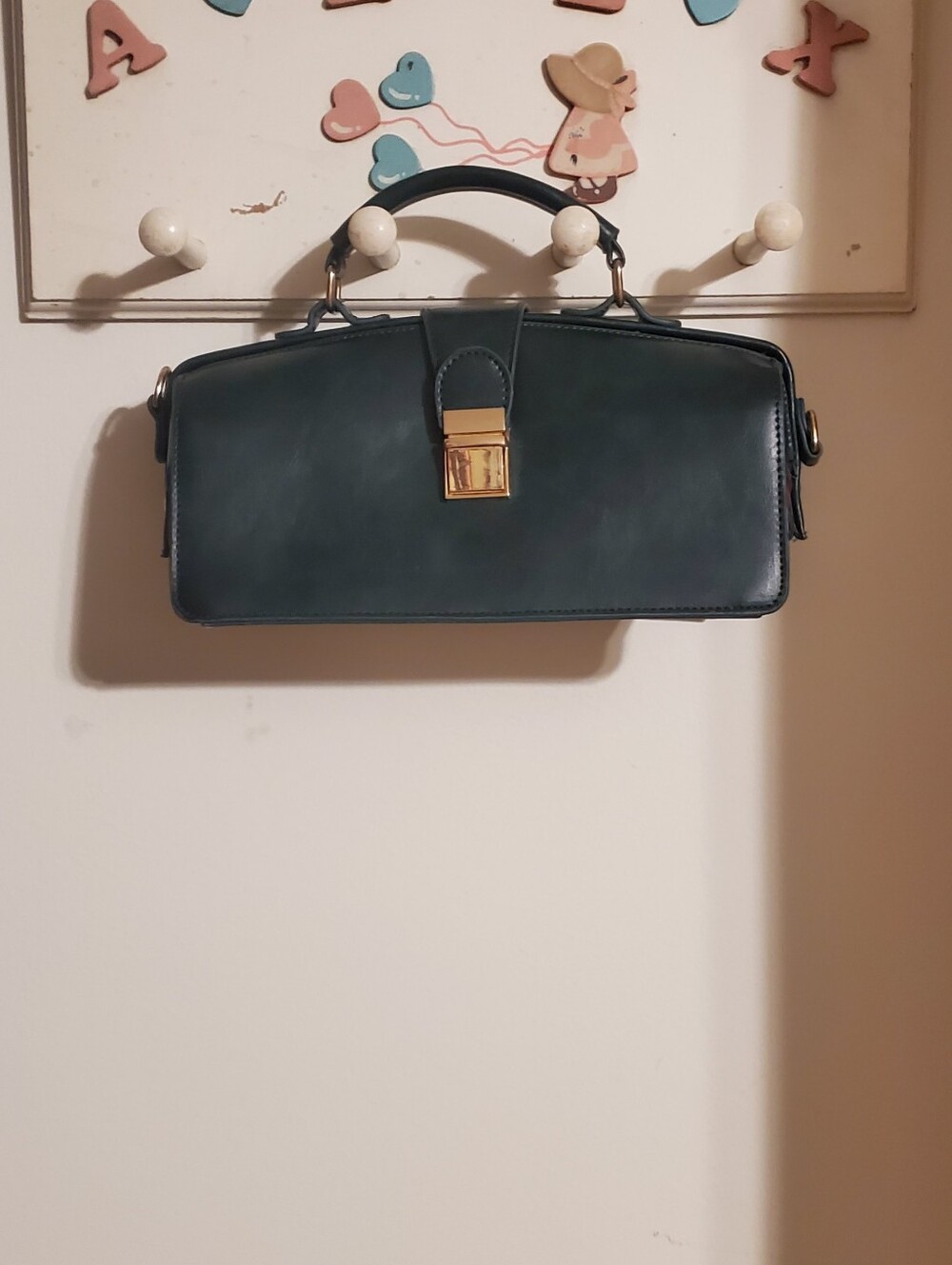 Collectif Green Satchel Bag